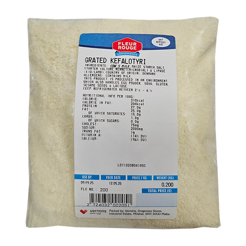 Fleur Rouge Grated Kefalotyri, 200g