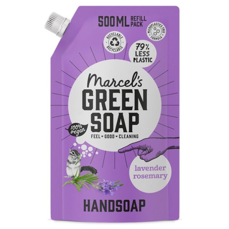 Marcel's Green Soap Hand Soap Lavender & Rosemary, 500ml