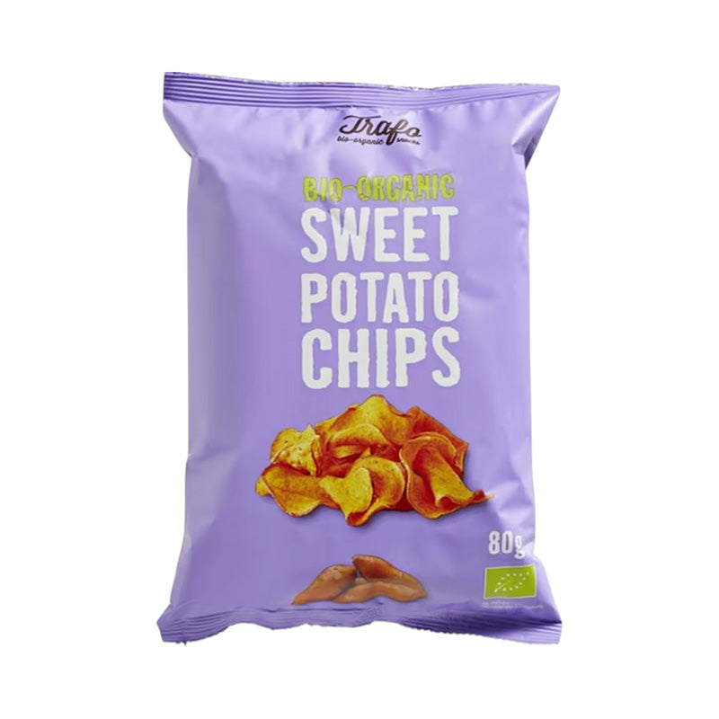 Trafo Organic Sweet Potato Chips, 80g