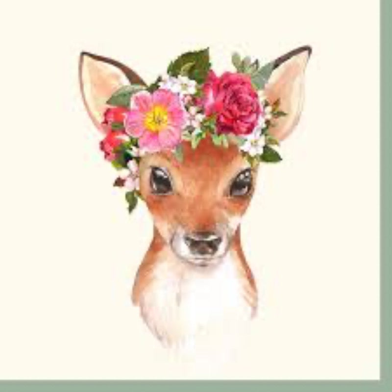 Paper + Design Floral Deer, X 20