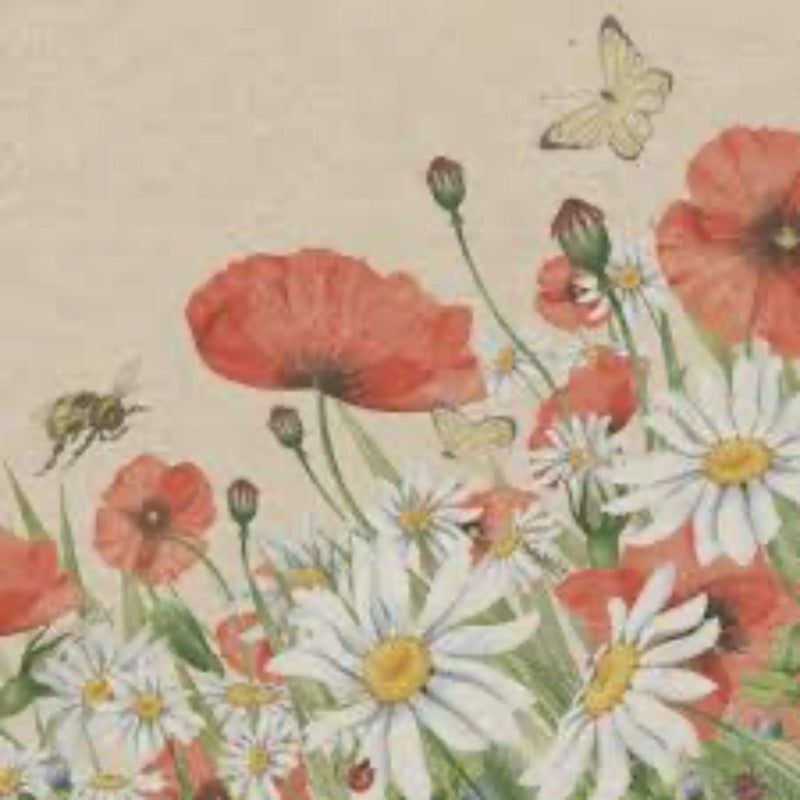 Paper + Design Floral Poppies, X 20