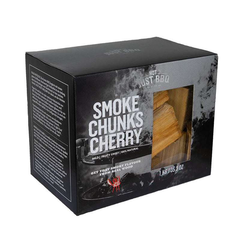 Not Just BBQ Smokingwood Cherry Chunks, 1Kg