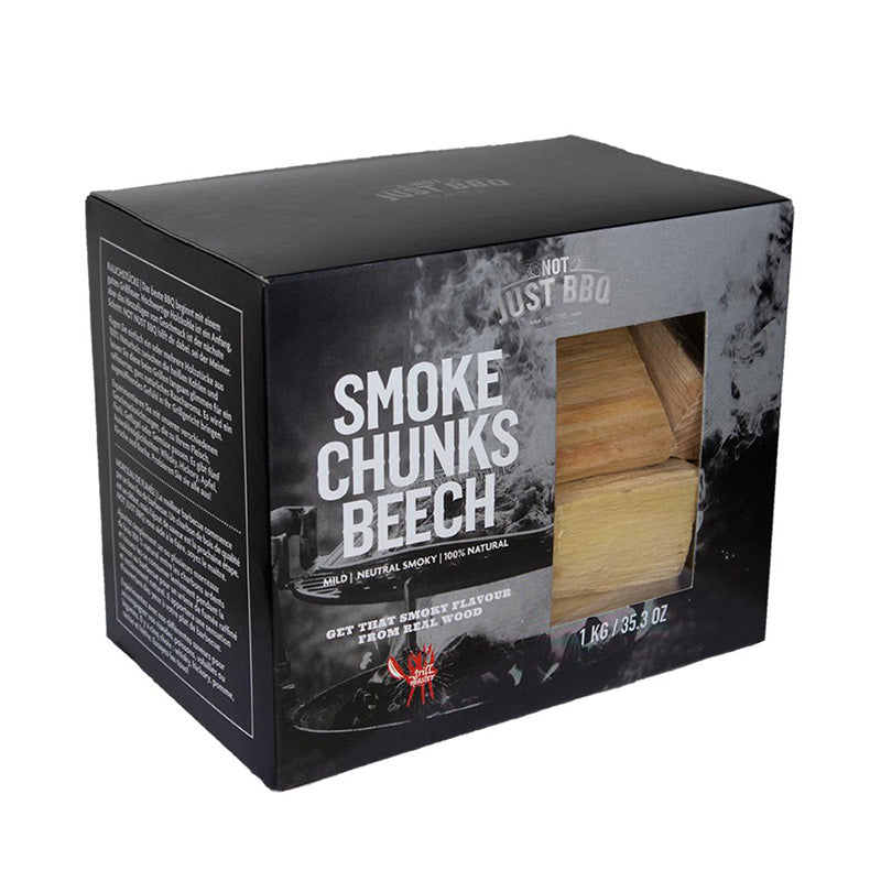 Not Just BBQ Smokingwood Beech Chunks, 1Kg