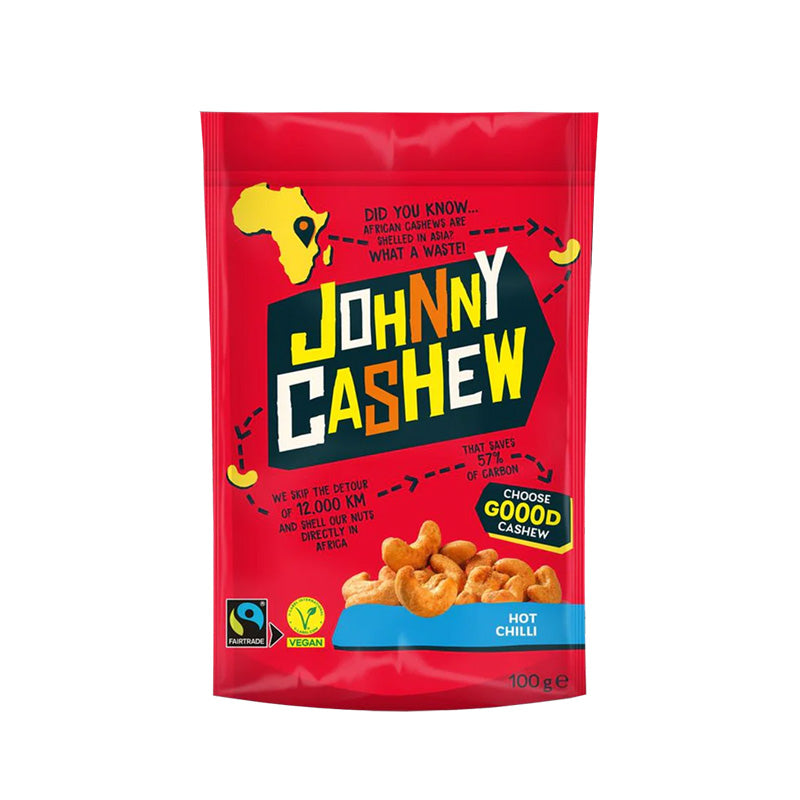 Johnny Cashew Hot Chilli, 100g