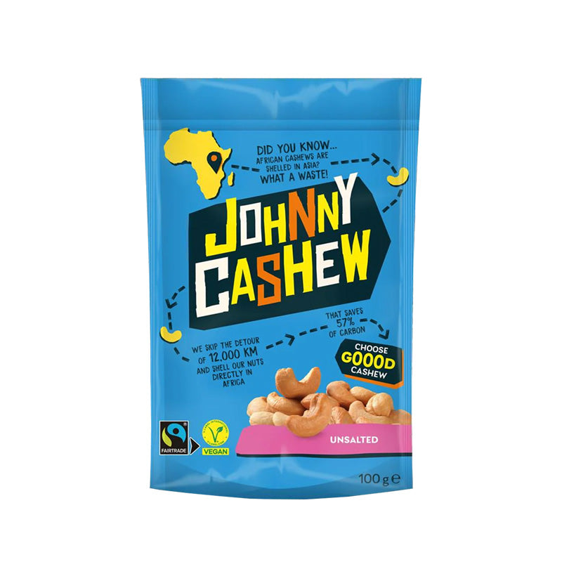 Johnny Cashew Unsalted, 100g