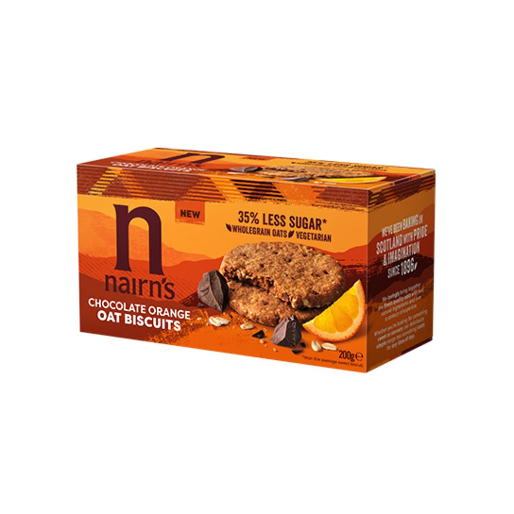Nairn's Chocolate Orange Oat Biscuits 200g Meats & Eats