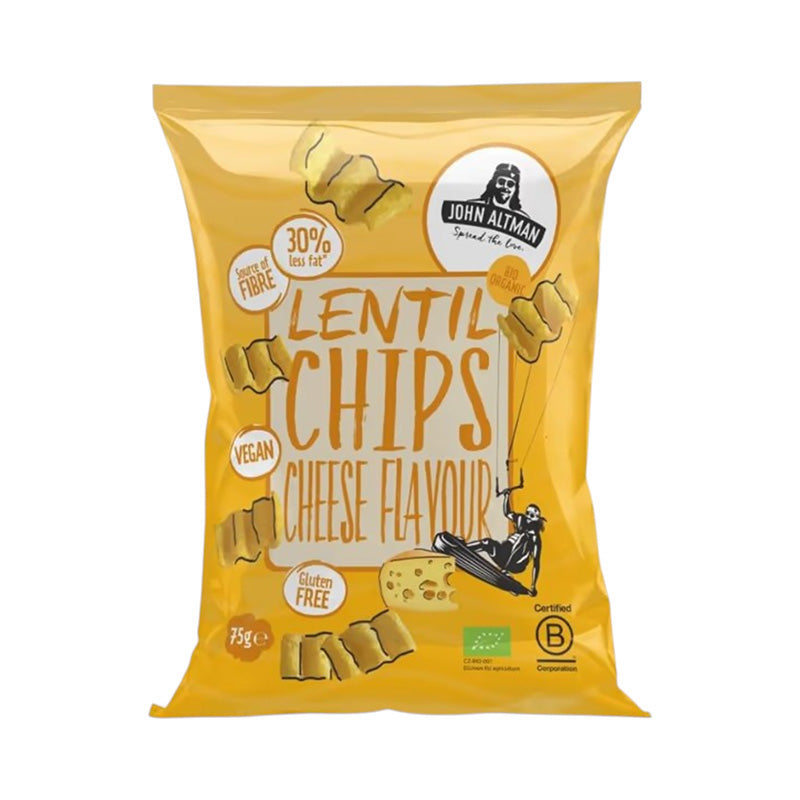 John Altman Organic Lentil Chips Vegan Cheese, 75g