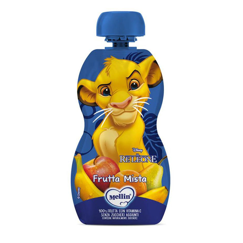 Mellin Pouch Disney Rey Leon Mix Fruit, 110g