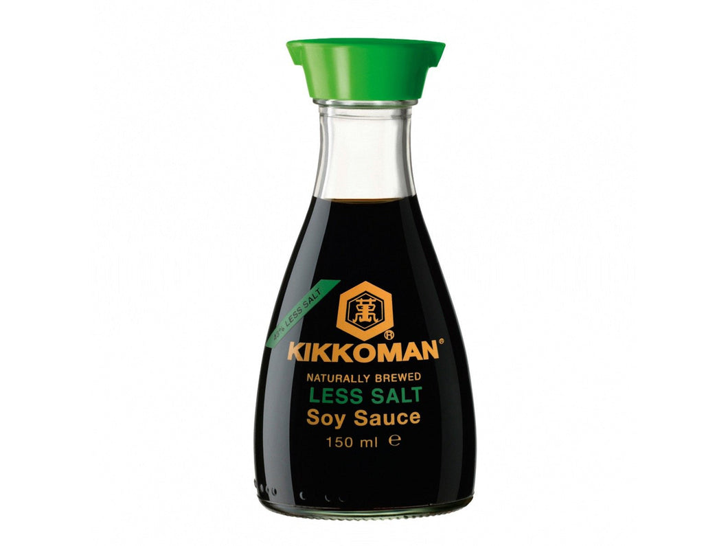 Kikkoman Less Salt Soy Sauce, 150ml