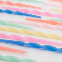 Load image into Gallery viewer, Meri Meri Mixed Twisted Long Candles, x 16

