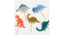 Load image into Gallery viewer, Meri Meri Dinosaur Candles, x 5
