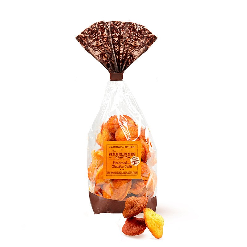 Le Comptoir De Mathilde Mini Madeleines Salted Butter Caramel, 225g