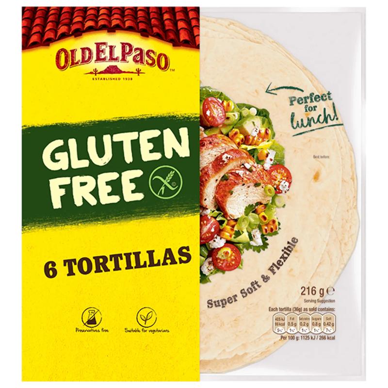 Old El Paso Tortillas GF, 216g