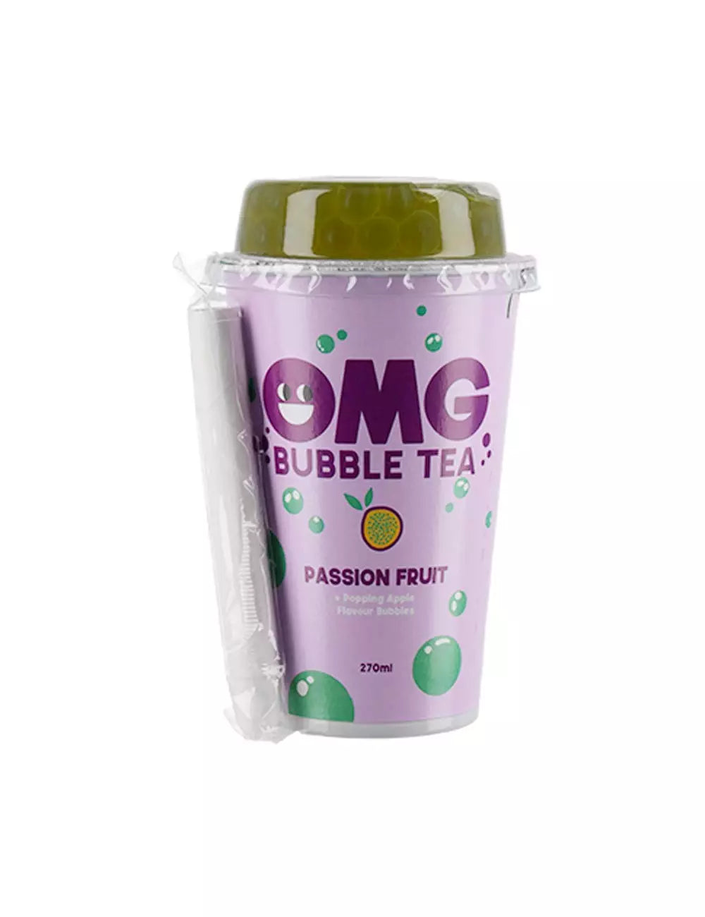 OMG Passion Fruit Bubble Tea 270ml