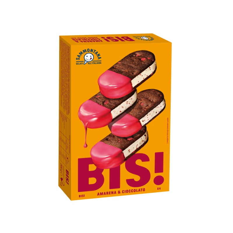 Sammontana Bis! Blackberry & Chocolate, 4 x 50g
