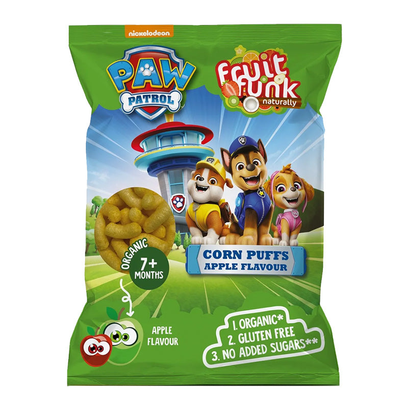 Fruit Funk Paw Patrol Corn Puffs Apple GF, 50g