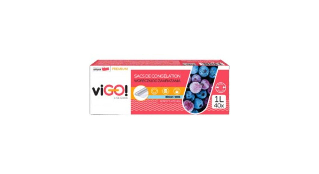 viGO! Frozen Bags, 40 x 1 Liter