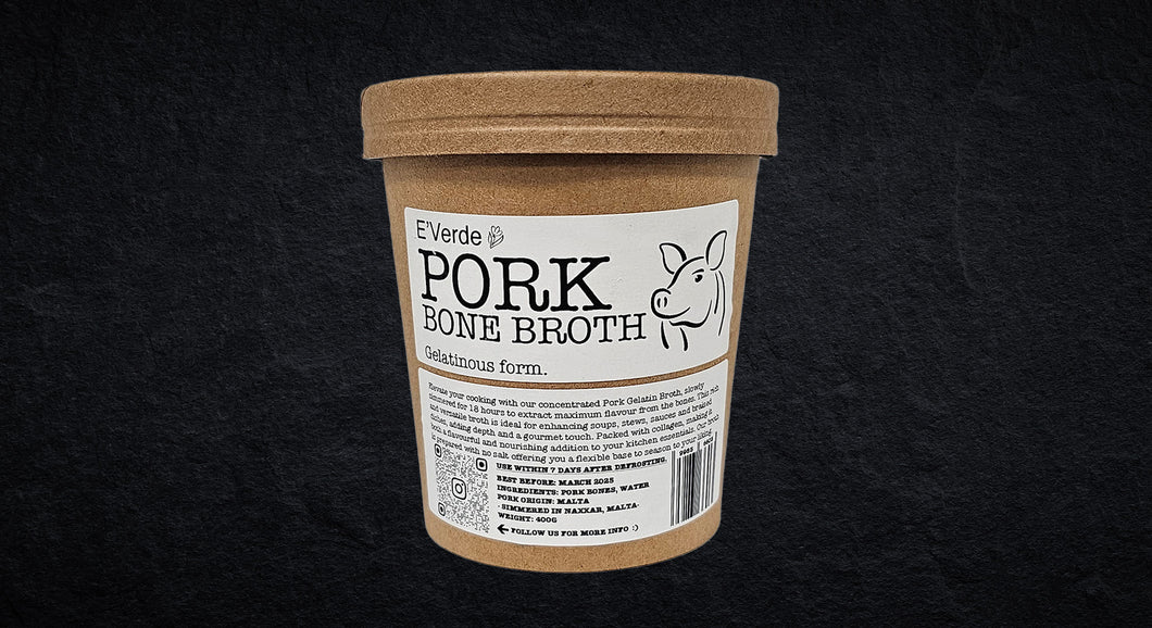 E'Verde Pork Bone Broth, 400g