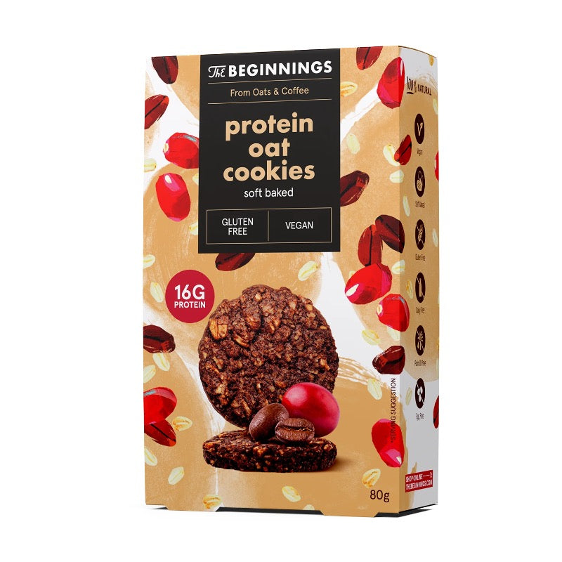 The Beginnings Oat Protein Cookies GF, 80g