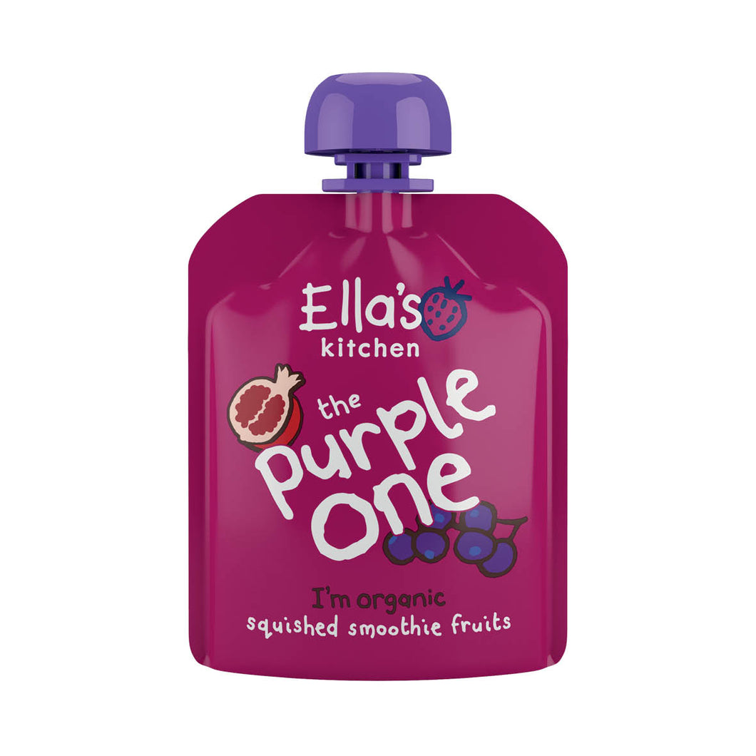 Ella's Kitchen Organic Squished Smoothie Fruits Purple One, 90g