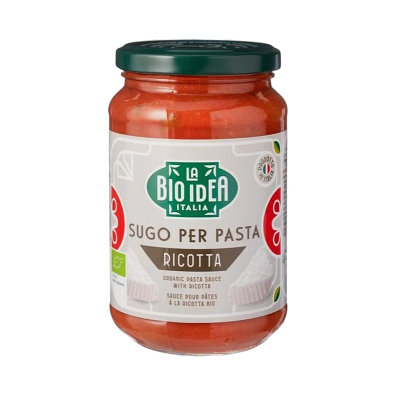 La Bio Idea Organic Pasta Sauce With Ricotta, 340g