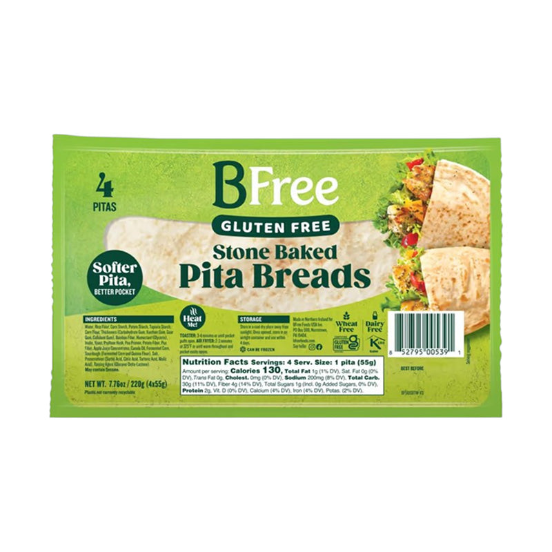 BFree Gluten-Free Pitta Breads, 4 x 220g