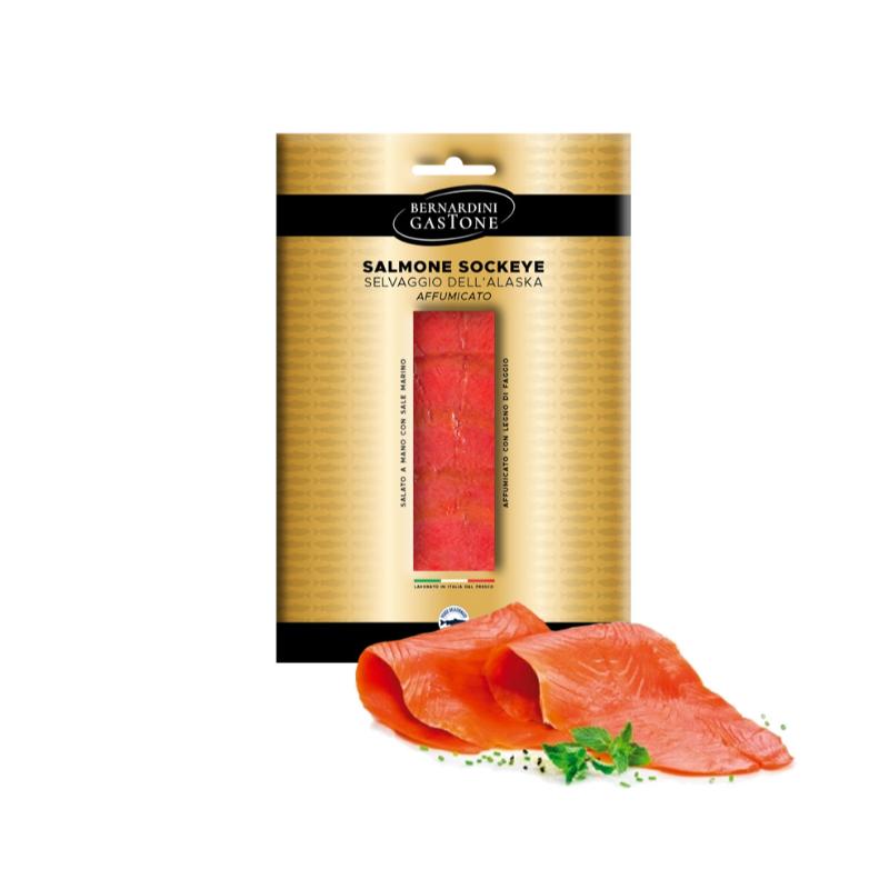 Bernardini Gastone Smoked Sockeye Salmon, 100g