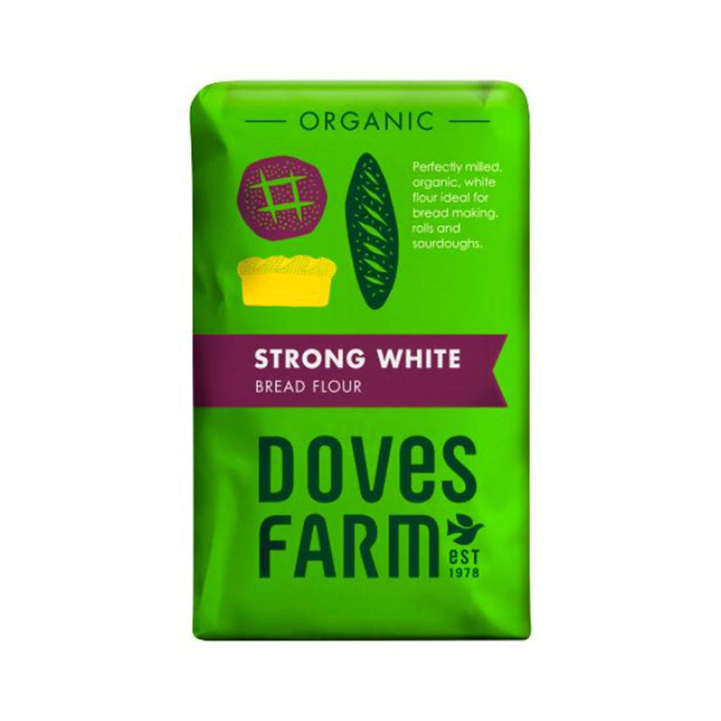 Doves Farm Freee Organic Strong White Bread Flour, 1.5kg