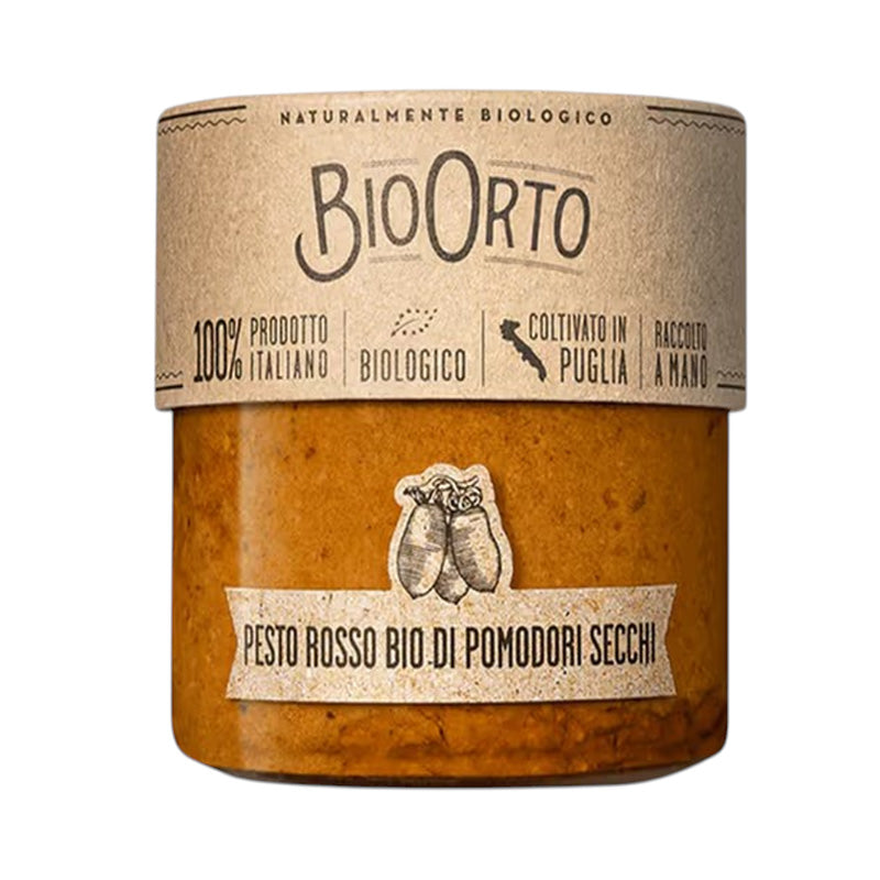 BioOrto Organic Red Pesto, 212ml