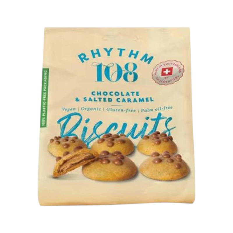 Rhythm 108 Organic Salted Caramel Biscuits, 135g