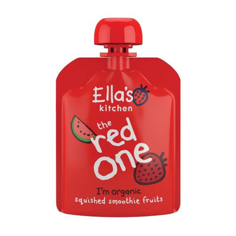 Ella's Kitchen Organic Squished Smoothie Fruits Red One, 90g