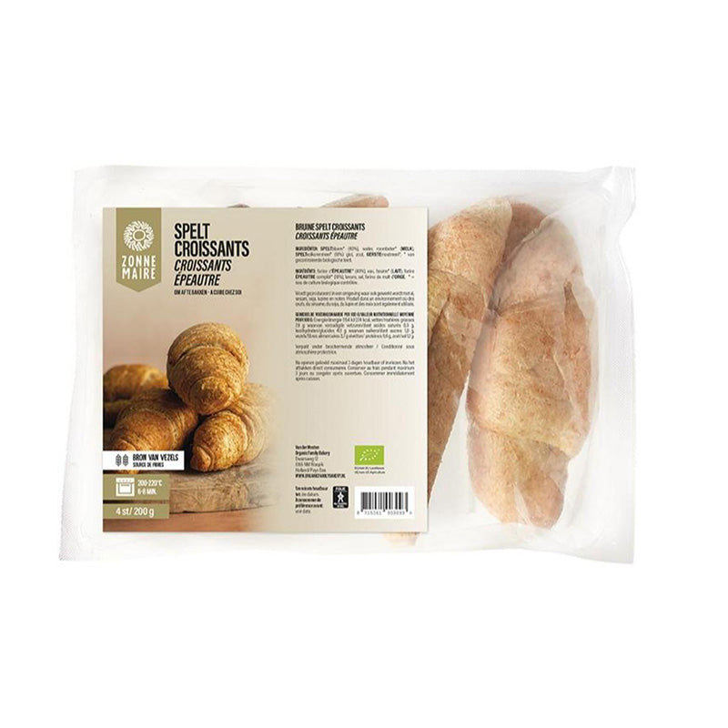 Zonnemaire Organic Spelt Croissant, 4 x 50g