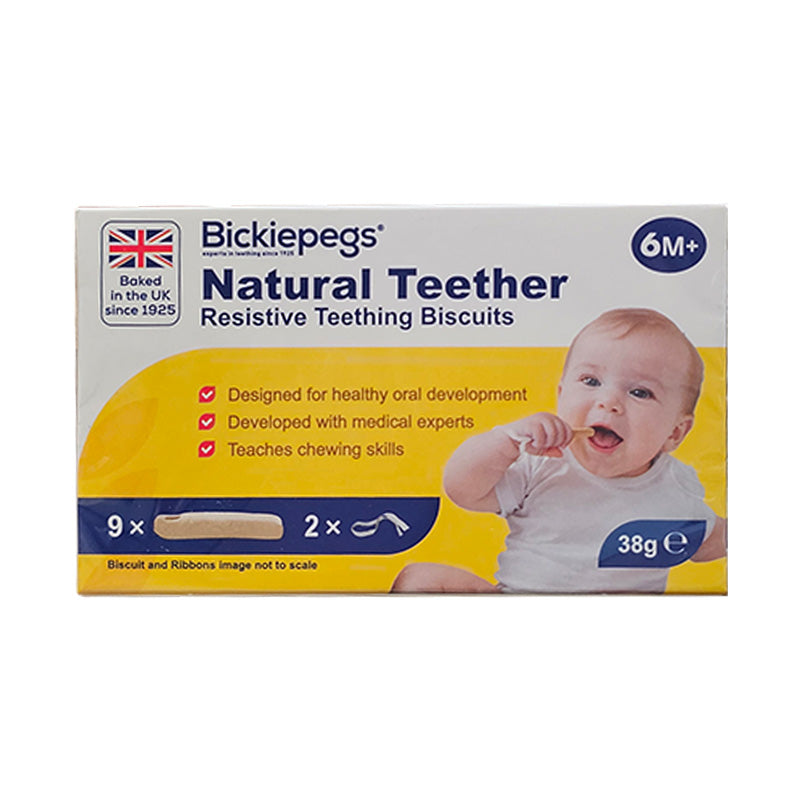 Bickiepegs 9 Teething Biscuits, 38g