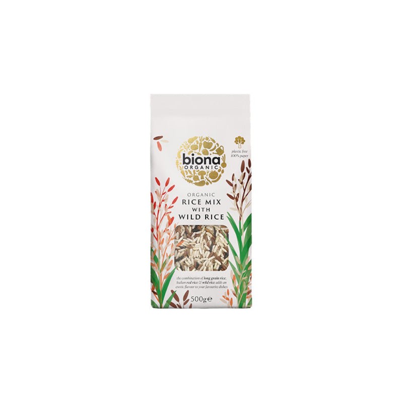 Biona Organic Rice Mix with Wild Rice, 500g