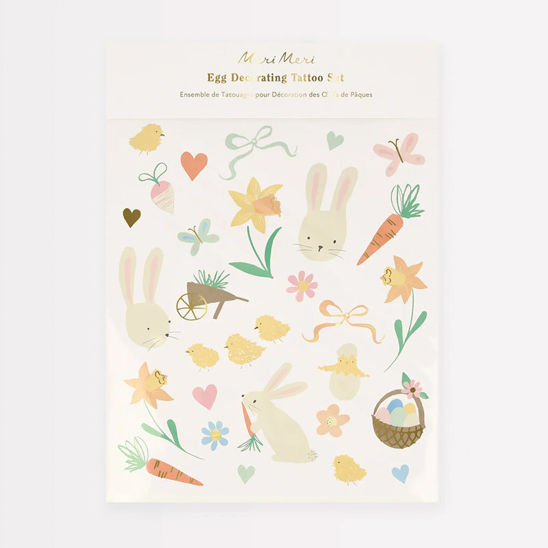 Meri Meri Easter Icons Egg Decorating Tattoo Set x 90