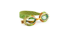 Load image into Gallery viewer, Bling2O Carnivore Brown Prehistoric Times Swim Goggles, 3+ years
