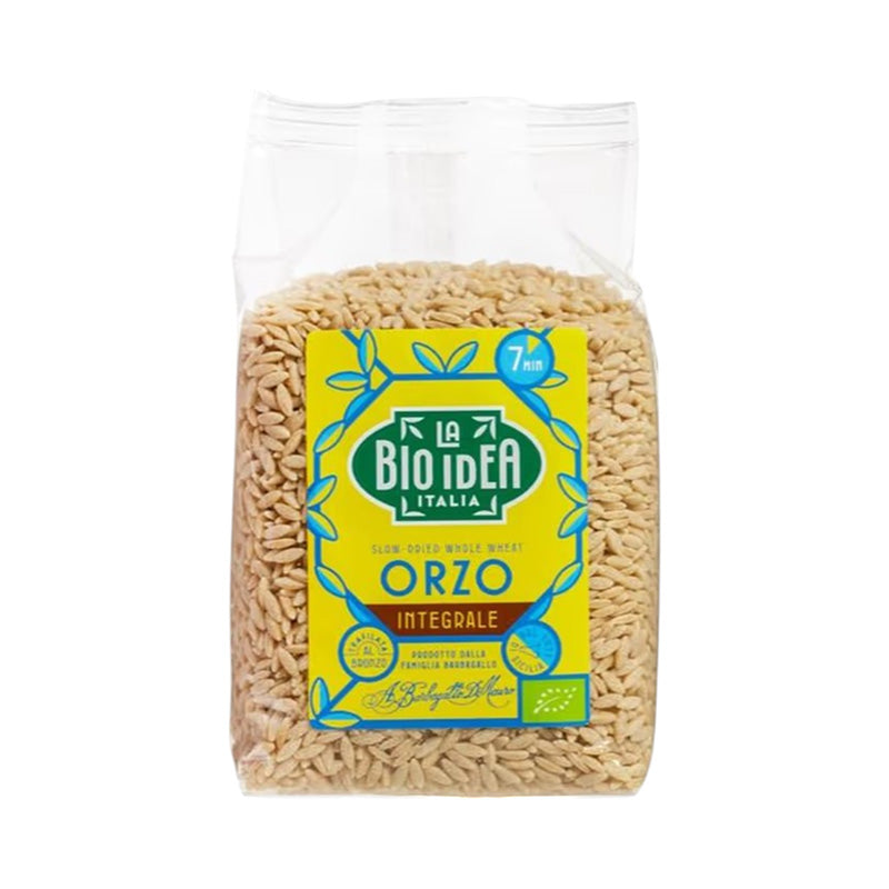 La Bio Idea Organic Slow Dried Whole Wheat Orzo, 400g