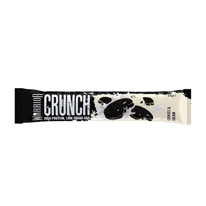 Warrior Crunch Protein Bar Cookies & Cream, 64g