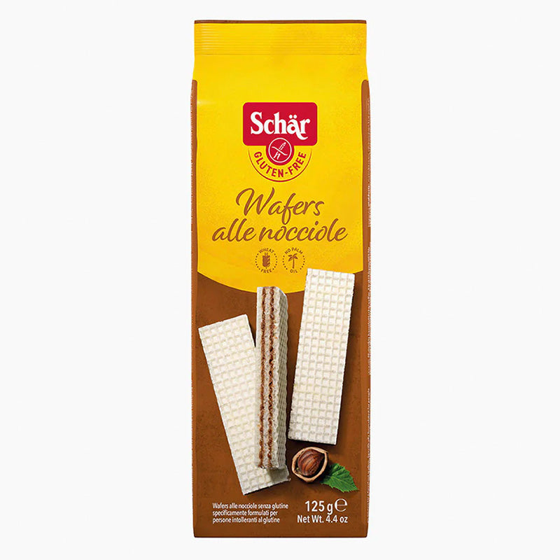 Schar Gluten Free Wafers Hazelnut, 125g