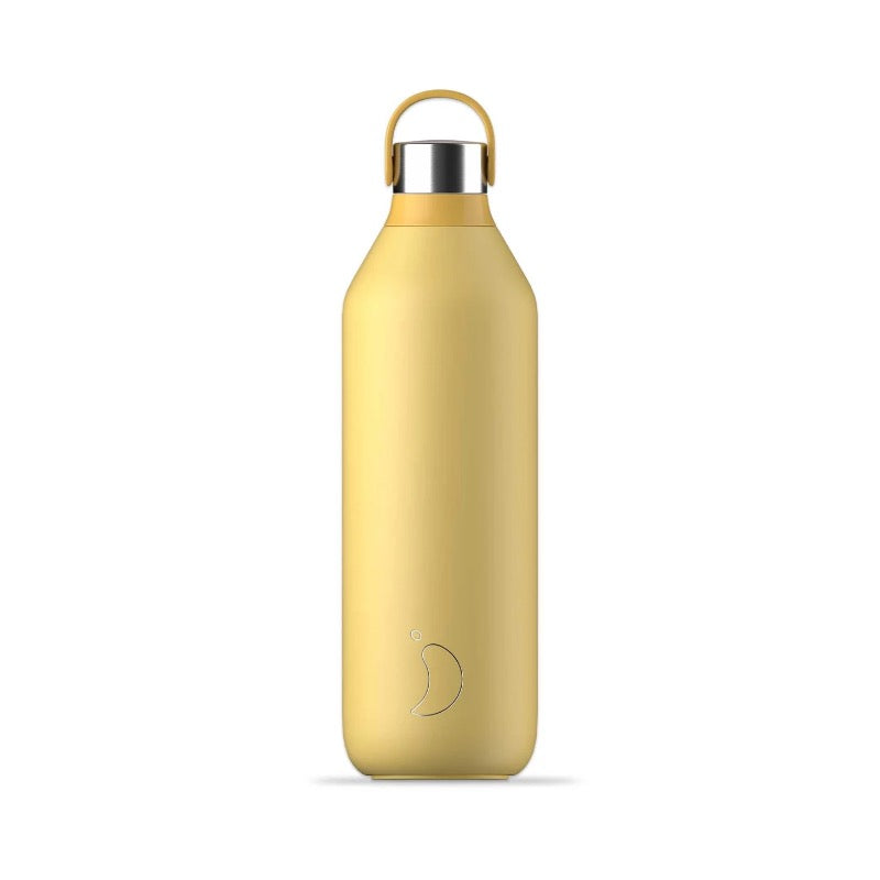 Chilly's Reusable Water Bottle Series 2 Pollen Yellow, 1l