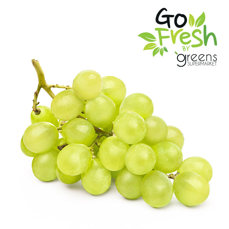 Fresh White Seedless Grapes, 500g