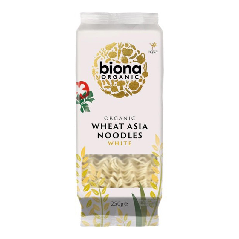 Biona Organic Wheat Asia Noodles White, 250g