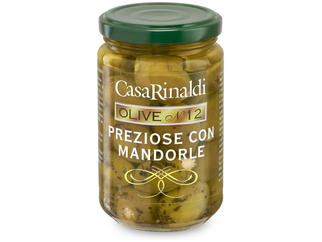 Casa Rinaldi Green Olives with Almond 290g