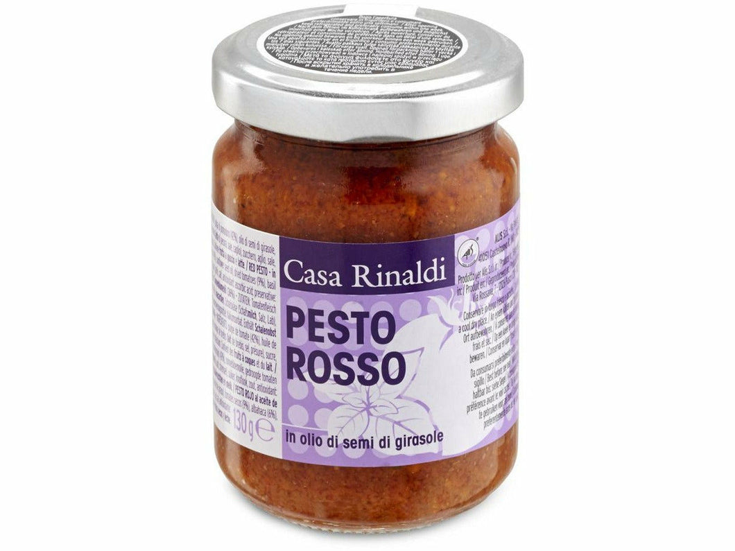Casa Rinaldi Pesto Al Pomodoro Ciliegino Bio - 330g - Meats And Eats