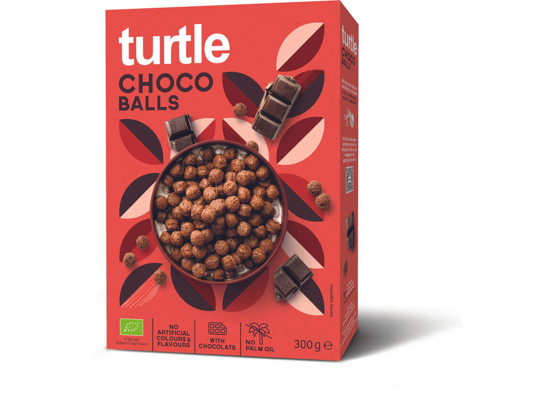 Turtle Organic Choco Balls 300g