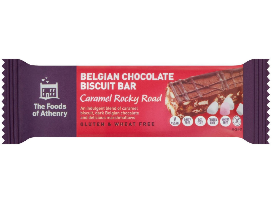 The Foods of Athenry Belgian Chocolate Biscuit Bar Caramel 55g