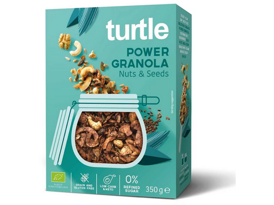 Turtle POWER Granola Nuts & Seeds 350g