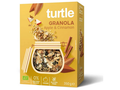 Turtle Granola Apple & Cinnamon 350g Meats & Eats