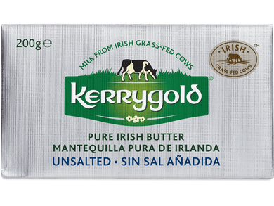 Kerrygold Pure Irish Butter Unsalted 200g Meats & Eats