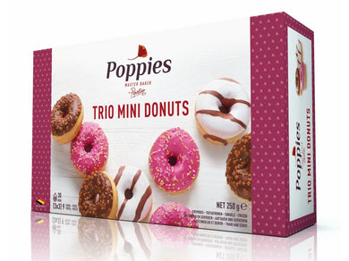 Poppies Trio Mini Donuts 276g Meats & Eats